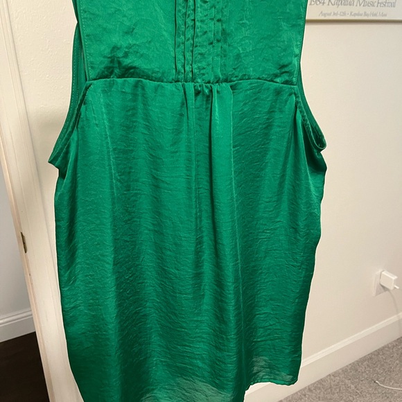 Maeve from Anthropologie Green Weekend Getaway Blouse Sleeveless Top | Size 6 - Picture 4 of 6
